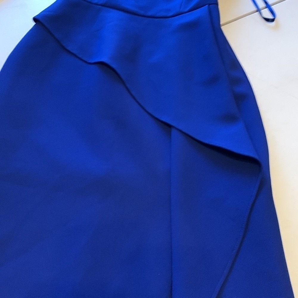 BCBGMaxazria Steluth Maxi Dress Royal Blue size 2 strap's cocktail prom - Picture 10 of 12
